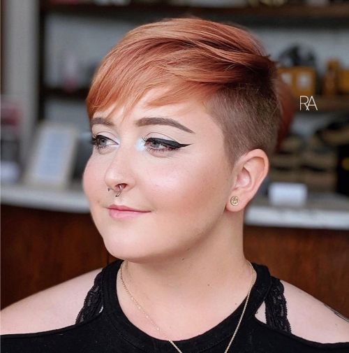 Pixie Cut for Round Chubby Face